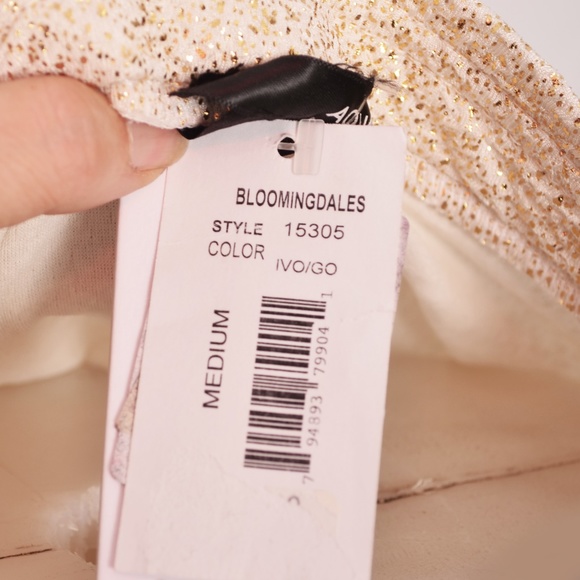 Aqua Cream-Tone Mini w/Gold Flecks & Pockets (M) - Picture 6 of 6